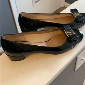 Black Salvatore Ferragamo shoes